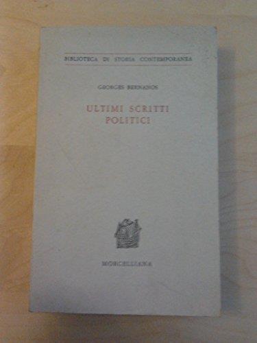 Ultimi Scritti Politici - Georges Bernanos - copertina
