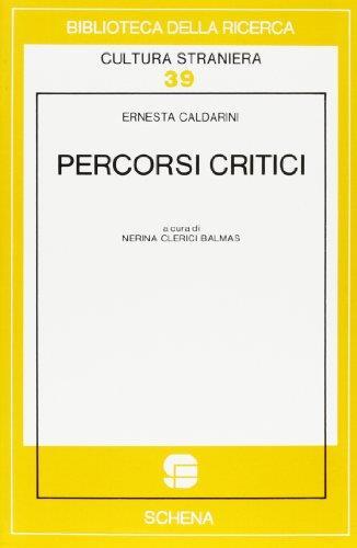 Percorsi critici - Ernesta Caldarini - copertina