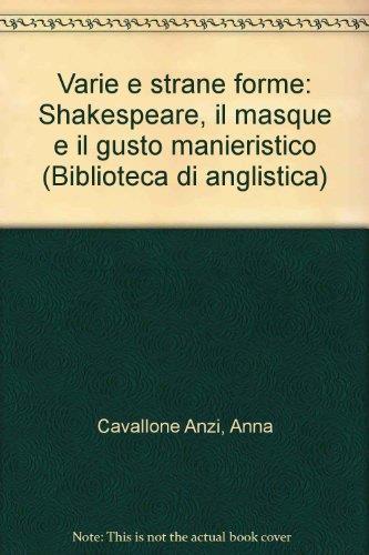 Varie e strane forme - Anna Cavallone Anzi - copertina
