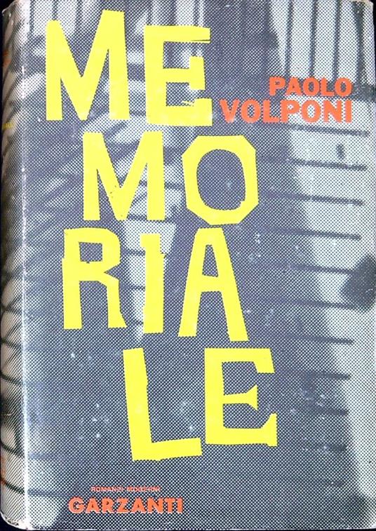 Memoriale - Paolo Volponi - copertina