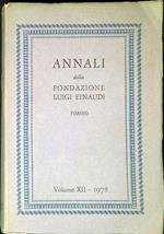 Annali della fondazione Luigi Einaudi Volume XII 1978