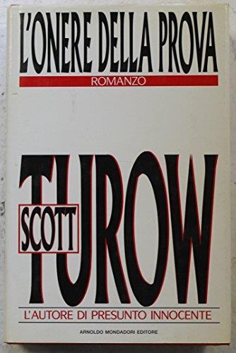 L' onere della prova - Scott Turow - copertina