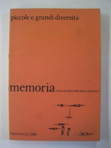 Memoria: 2 - copertina