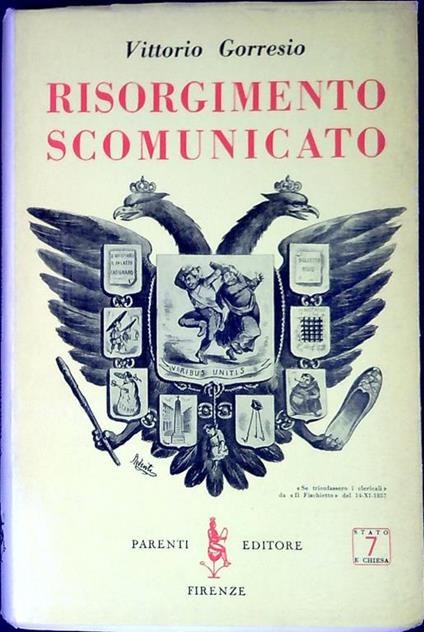 Risorgimento scomunicato - Vittorio Gorresio - copertina