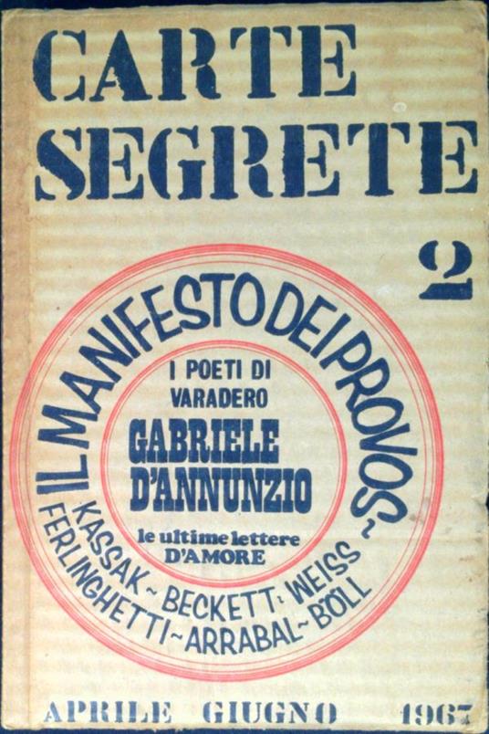 Carte Segrete n.2 - copertina