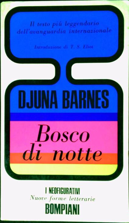 Bosco di notte - Djuna Barnes - copertina