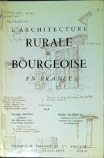 L' architecture rurale & bourgeoise en France
