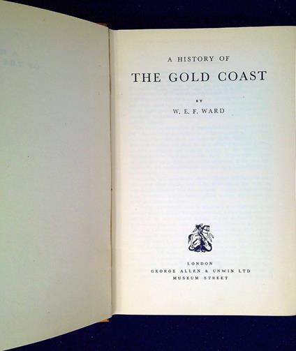A History of the gold coast - Willibald Franke - copertina