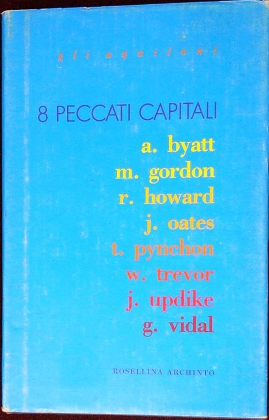 Otto peccati capitali - copertina