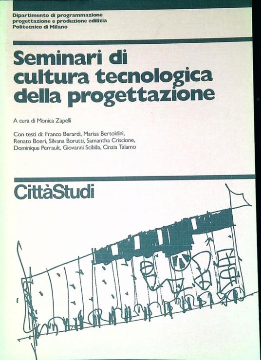 Seminari di cultura tecnologica della progettazione - copertina