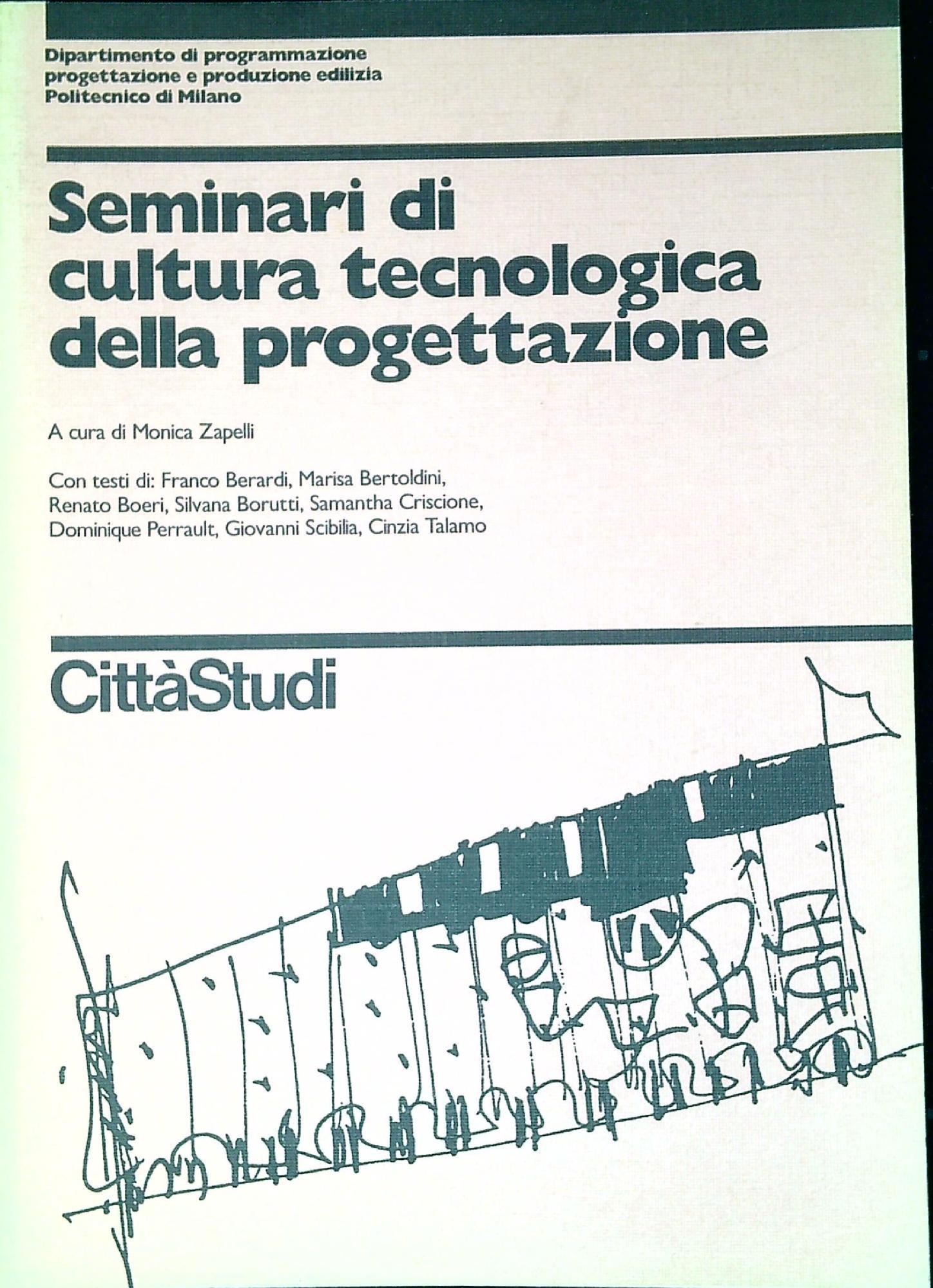 Seminari di cultura tecnologica della progettazione