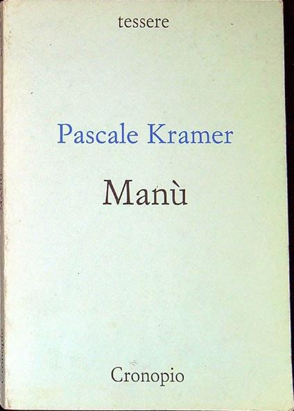Manù - Pascale Kramer - copertina