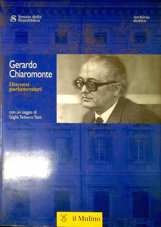 Discorsi parlamentari - Gerardo Chiaromonte - copertina