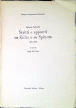 [1]: Scritti e appunti su Zeller e su Spinoza : 1862-1868