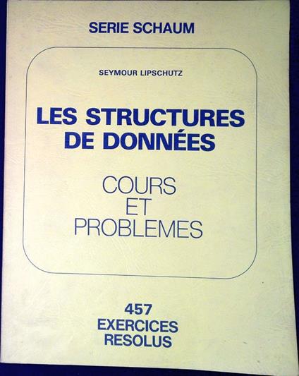Les Structures de données - Seymour Lipschutz - copertina