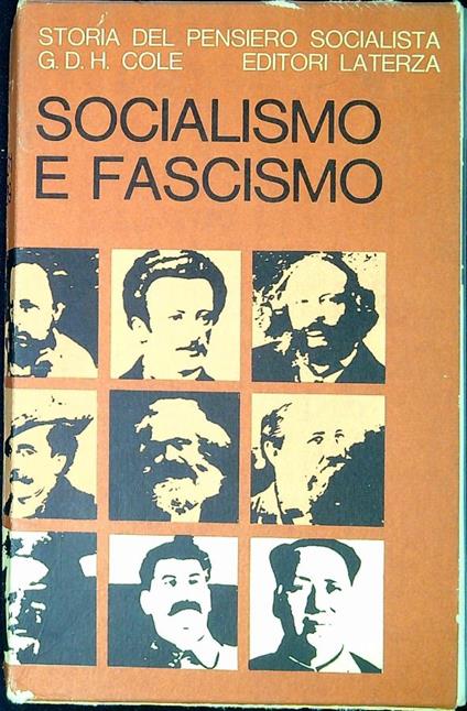 Socialismo e fascismo, 1931-1939 Storia del pensiero socialista vol.5 - George Douglas Howard Cole - copertina