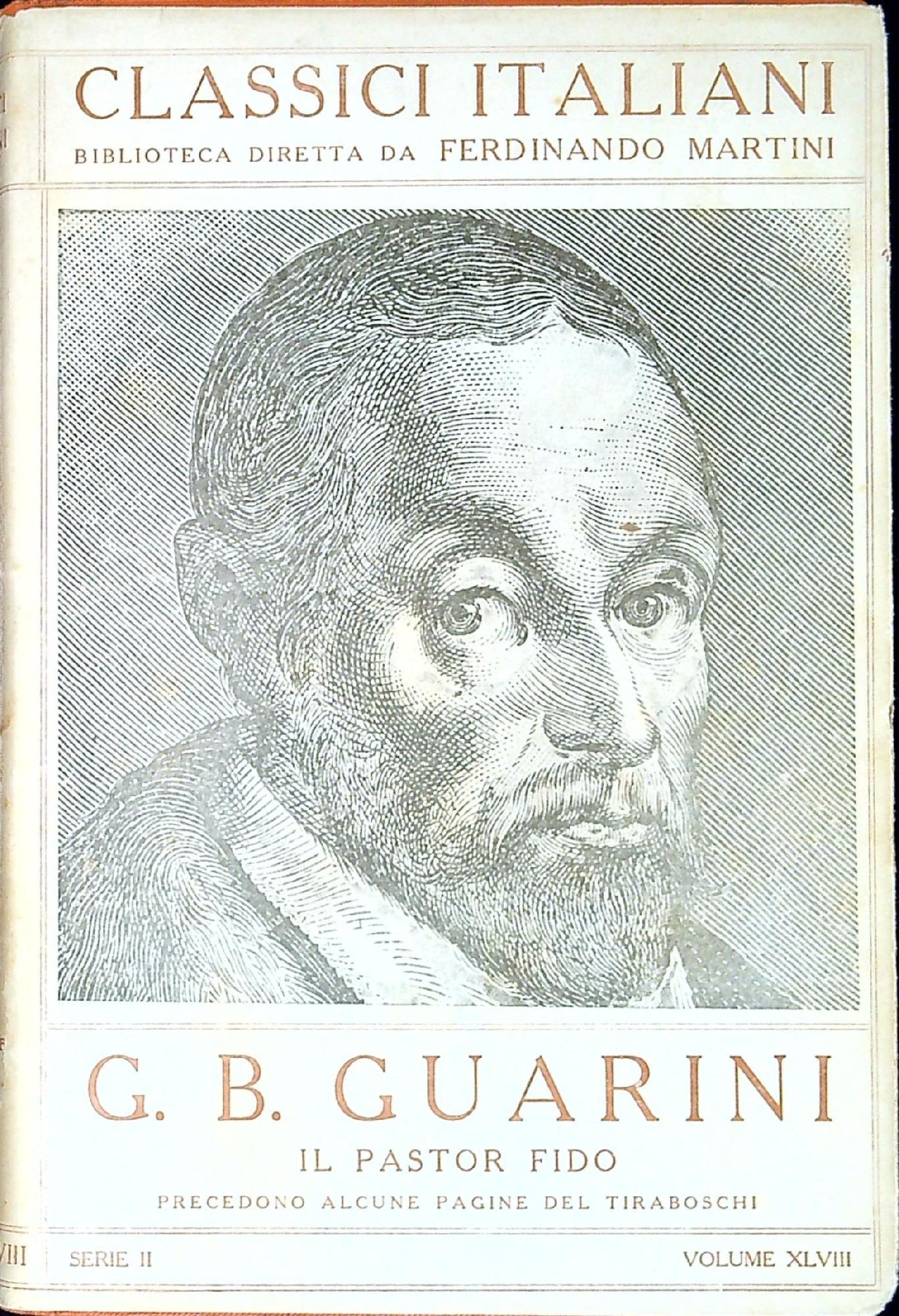 Il Pastor fido precedono alcune pagine del Tiraboschi
