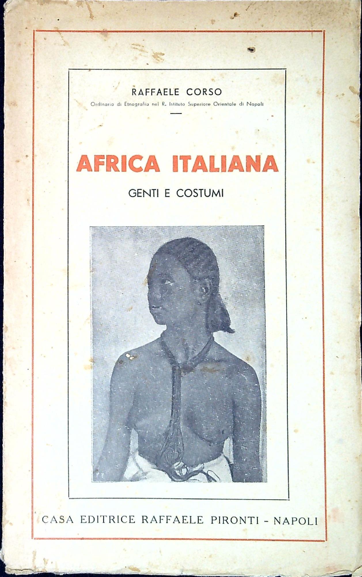 Africa italiana : genti e costumi