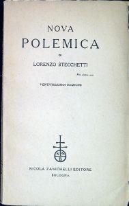 Nova polemica - Lorenzo Stecchetti - copertina