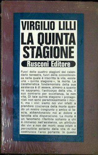 La quinta stagione - Virgilio Lilli - copertina