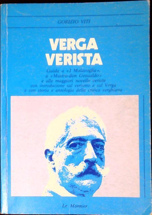 Verga verista - Gorizio Viti - copertina