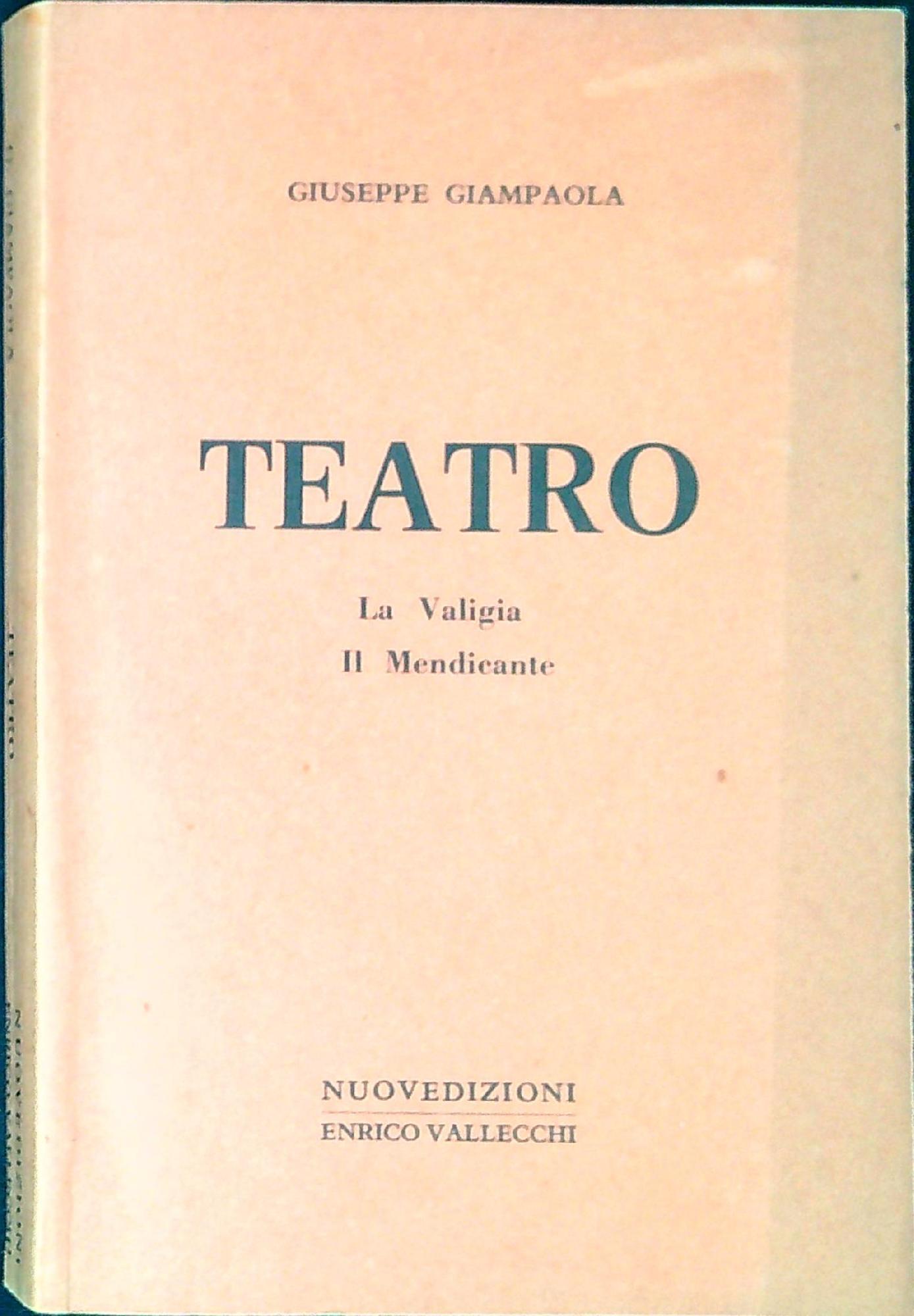 Teatro. La valigia, Il mendicante