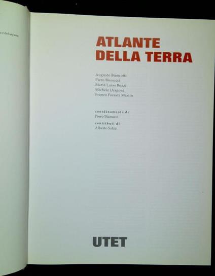 Atlante della terra - copertina