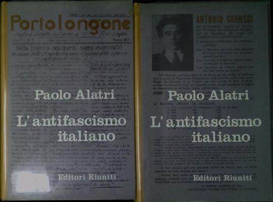 L' antifascismo italiano - Paolo Alatri - copertina