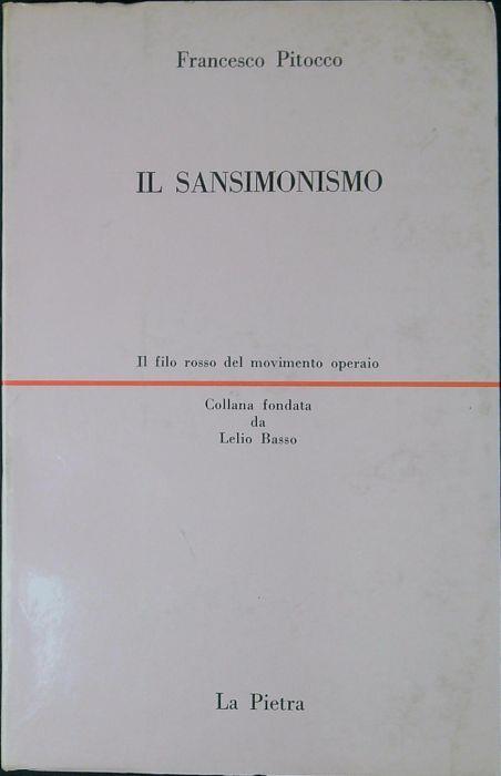 Il sansimonismo - Francesco Pitocco - copertina