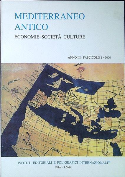 Mediterraneo antico : economie società culture Anno III Fascicolo 1 2000 - copertina