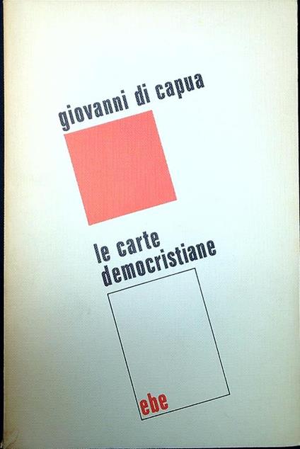 Le carte democristiane - copertina
