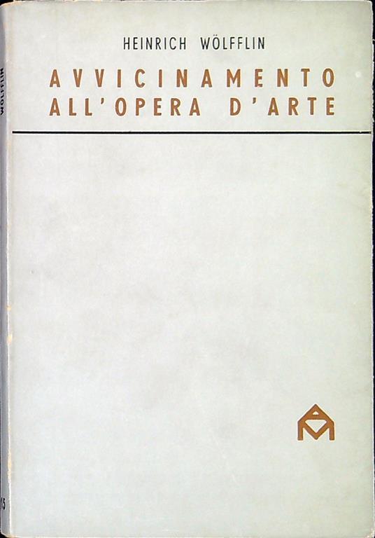 Avvicinamento all'opera d'arte - Heinrich Wolfflin - copertina