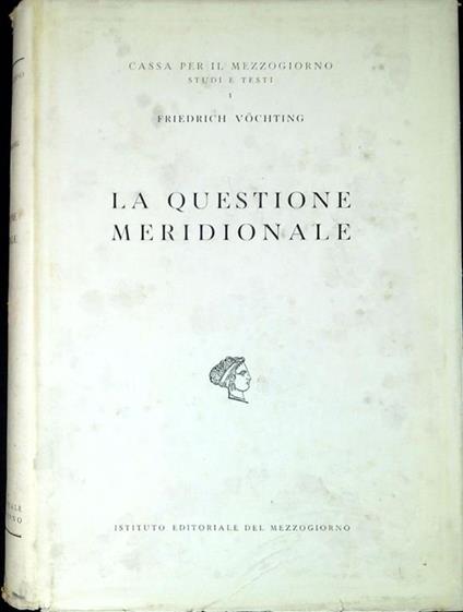 La questione meridionale - Friedrich Vöchting - copertina