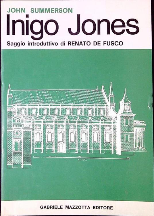 Inigo Jones - John Summerson - copertina