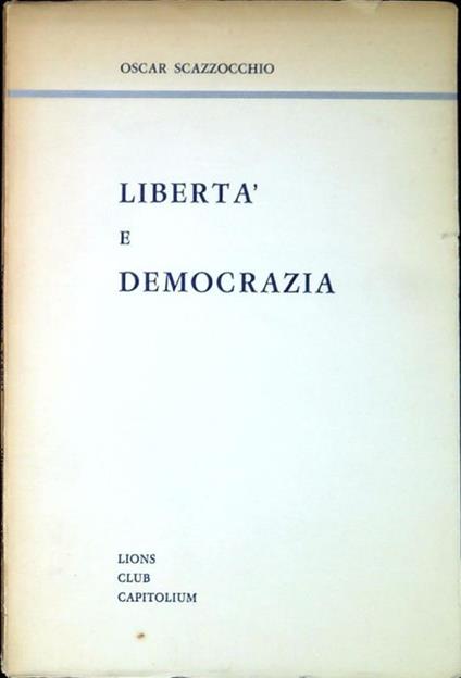 Liberta e democrazi - copertina