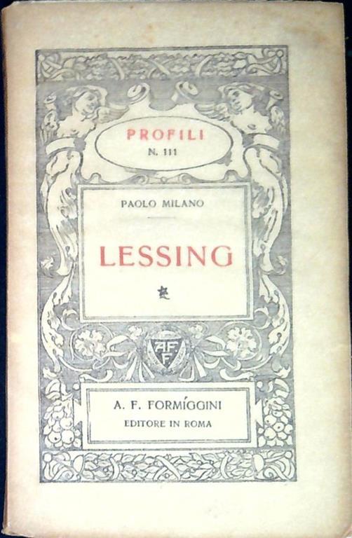 Lessing - Paolo Milano - copertina