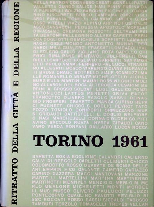 Torino 1961 : ritratto della città e della regione - copertina