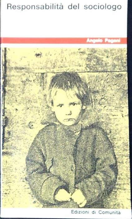Responsabilità del sociologo - Angelo Pagani - copertina