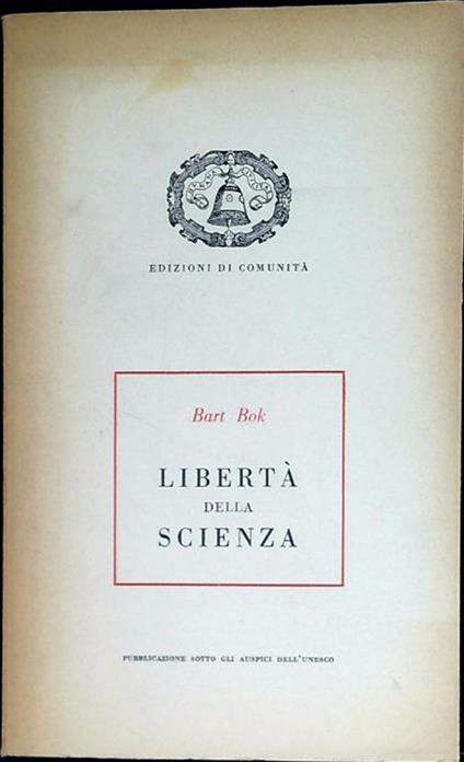 Libertà della scienza - copertina