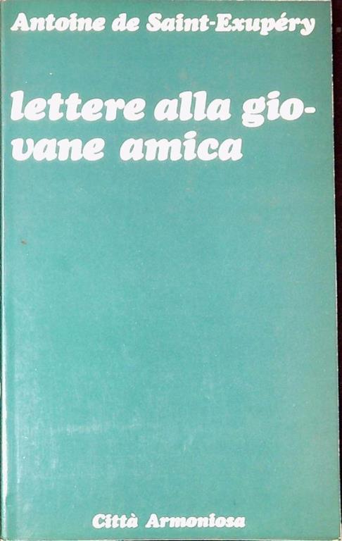 Lettere alla giovane amica - copertina
