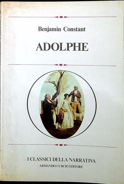Adolphe Cecile Il quaderno rosso - Benjamin Constant - copertina