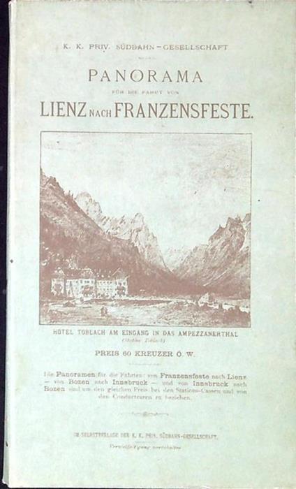 Panoramica per il viaggio da Lienz a fortezza - copertina