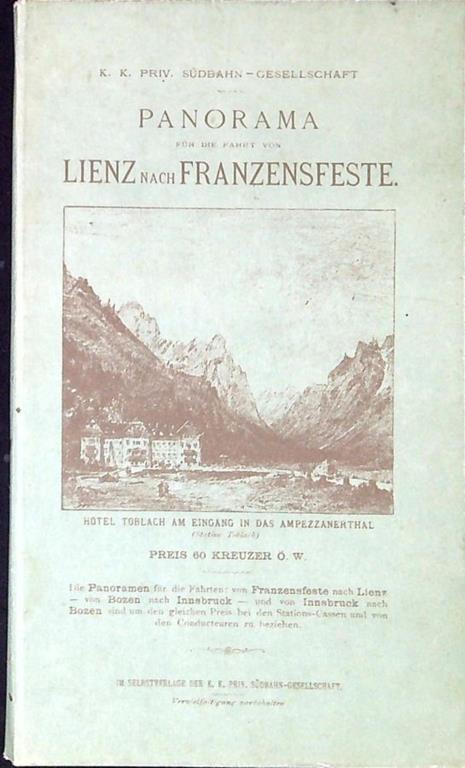 Panoramica per il viaggio da Lienz a fortezza - copertina