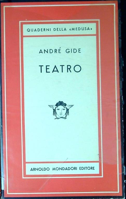 Teatro - André Gide - copertina