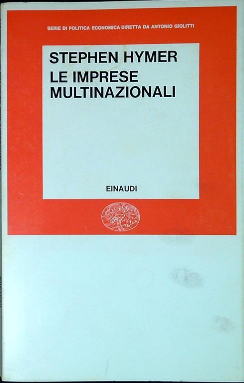 Le imprese multinazionali - Stephen Hymer - copertina
