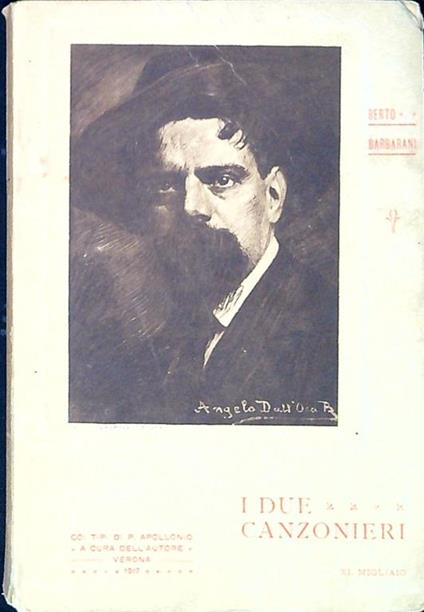 I due canzonieri - Berto Barbarani - copertina