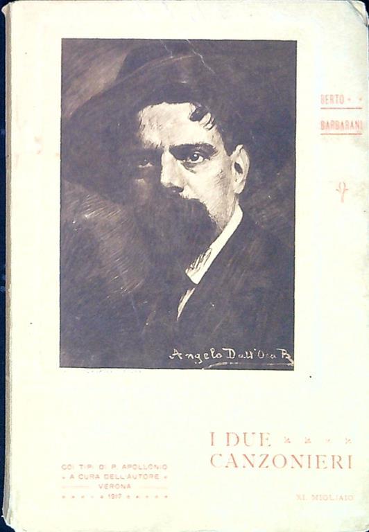 I due canzonieri - Berto Barbarani - copertina