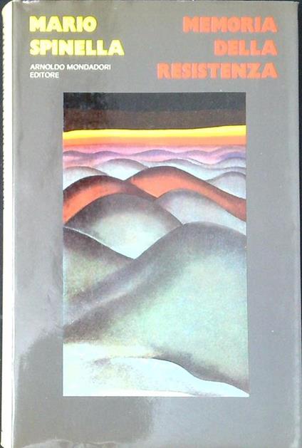 Memoria della resistenza - Mario Spinella - copertina