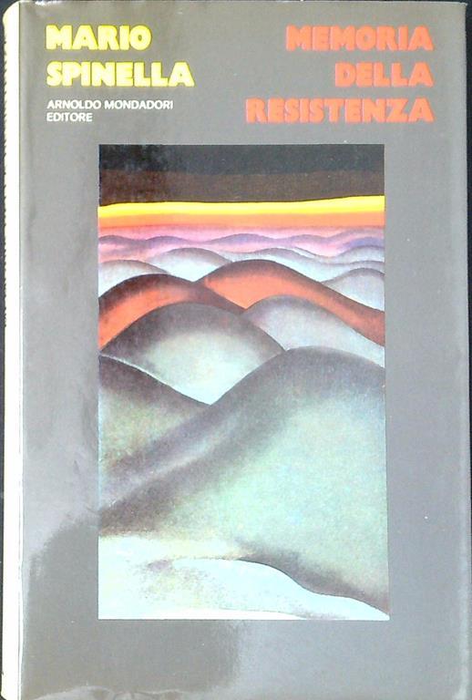 Memoria della resistenza - Mario Spinella - copertina
