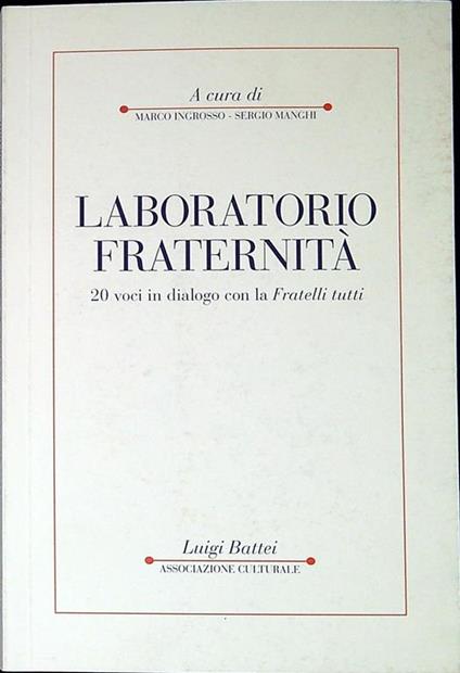 Laboratorio Fraternità - copertina